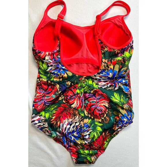 Prima Donna Swimsuit 34D  Size 8   NWOT Floral 1‎ piece - Picture 2 of 12